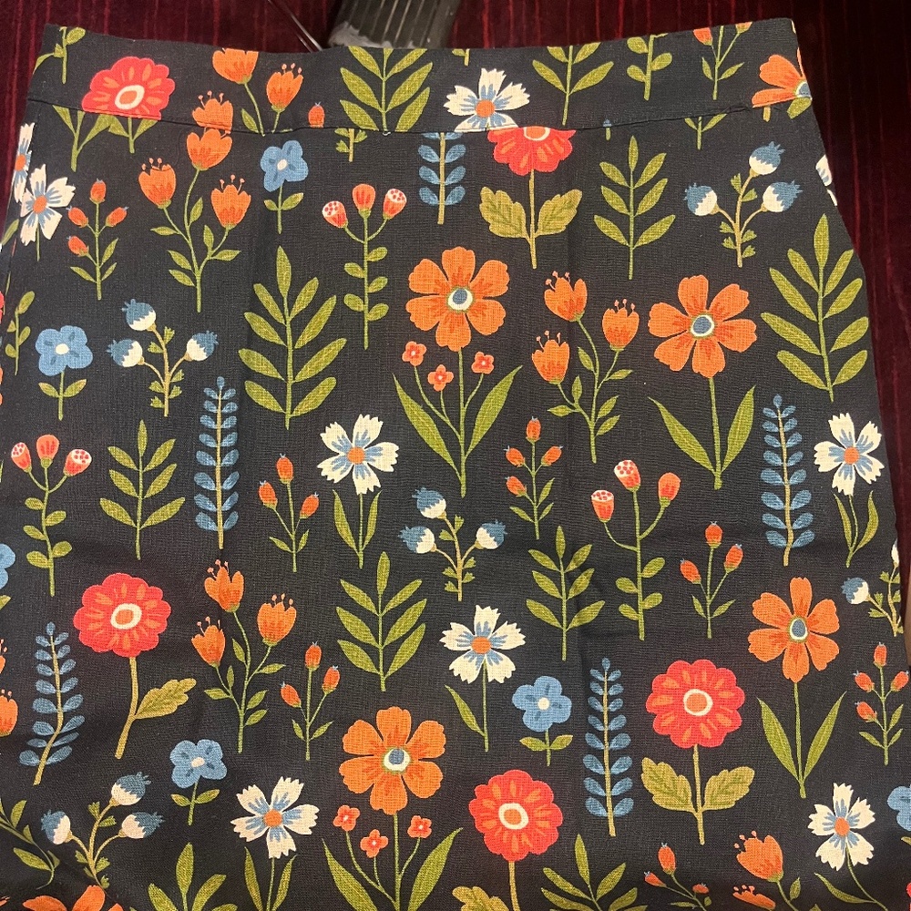 Princess Highway Renata Black Floral Skirt AUS 12 / US 10
